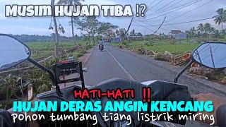 HUJAN DERAS amp ANGIN KENCANG DI IMBANAGARACISADAP CIAMIS R2MotoVlog [upl. by Uhayile]