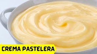 🍰 Cómo hacer CREMA PASTELERA CASERA de MAIZENA ✅ RECETA de Crema para Relleno Fácil y Rápida [upl. by Ardeed]