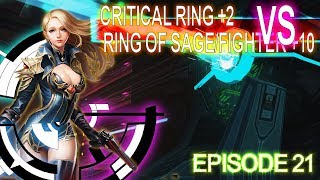 Cabal Online  Critical Ring 2 Vs Ring of SageFighter 10 [upl. by Nylsaj]