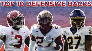 Top 10 Defensive Backs of the 2024 NFL Draft [upl. by Artep]