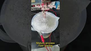 Bright Tin Plating Process for Copper Parts [upl. by Rodgers]