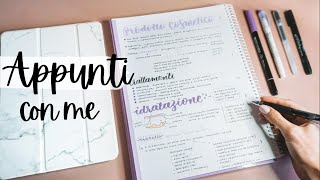 Come Riscrivo Gli Appunti  notes with me [upl. by Ahsil]