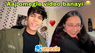 Aaj Anushree ke saath OMEGLE video banayi 😍 [upl. by Ellerehs963]