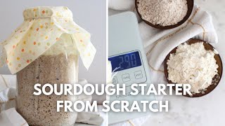 Simple Sourdough Starter Tutorial  GET READY TO BAKE SOURDOUGH [upl. by Boice]