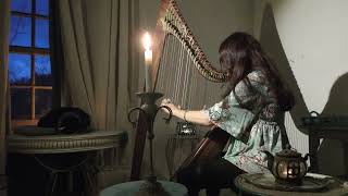 LAWENA de Brocéliande celtic harp medieval music quotLamento di Tristanoquot [upl. by Ahsinot480]