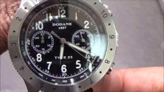 Dodane Type 23 Flyback Watch Review [upl. by Woodhouse]