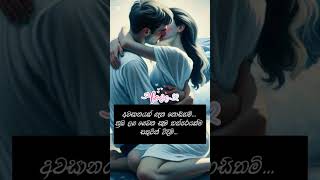 Adara wadan ඔයත් එහෙම කෙනෙක්ද😘❤️tranding love status whatsapp [upl. by Maiah]