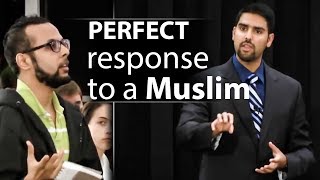 PERFECT response to a Muslim questioning the nature of Christ  Nabeel Qureshi [upl. by Horter]