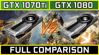 GTX 1070 Ti vs GTX 1080  Comparison 4K 1440p amp 1080p [upl. by Ibloc]