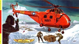 Revell 1960 Sikorsky HO4S1 Vintage Model Helicopter Kit Review Operation Deep Freeze [upl. by Turnbull]