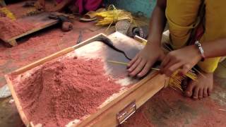 Agarbatti making  handmade aagarbatti [upl. by Nerro]