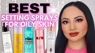 TOP 5 BEST MAKEUP SETTING SPRAYS FOR OILY SKIN CONTROLS OIL FOR LONG LASTING MAKEUP [upl. by Ube]