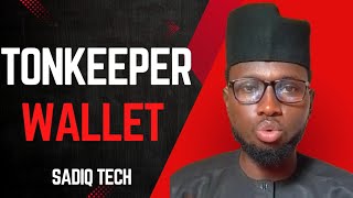 TONKEEPER WALLET  Connecting wallet adress [upl. by Joby]