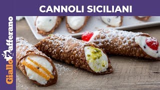 CANNOLI SICILIANI RICETTA ORIGINALE [upl. by Selij772]