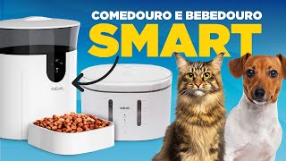 Deixe a VIDA do seu PET muito mais INTELIGENTE Comedouro e Bebedouro KaBuM Smart [upl. by Esorbma]