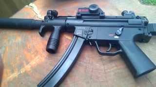 Heckler amp Koch MP5 KPDW Review  Test Co2 45mm BB [upl. by Avilla]