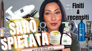 SENZA PELI SULLA LINGUA  FINITIampRECENSITI 🫧🗑️ 🫧 empties makeupproducts [upl. by Anrev943]