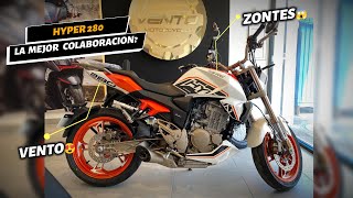 RESEÑA HYPER 280 🔥 la MEJOR colaboración de VENTO con ZONTES PRIMERA MOTO😳 [upl. by Tallie]