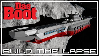 SPACE ENGINEERS Das Boot  Space Submarine  Build Time Lapse Satisfaction [upl. by Allisurd]