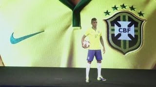 Brazil unveil World Cup kit [upl. by Neural]