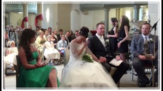 LIVE Trauung in der Kirche  Gesang von Hochzeitssängerin [upl. by Ecined]