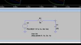 Stepping Parameters in LTspice IV [upl. by Routh]