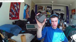 Mini Wireless Keyboard And Mouse Backlit Combo Review H9 [upl. by Elisa]