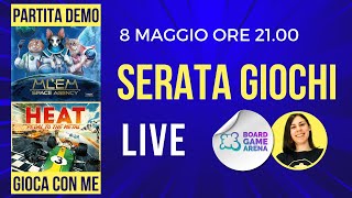 🔴 Serata Giochi Live su BGA Mlem Heat [upl. by Sacksen864]