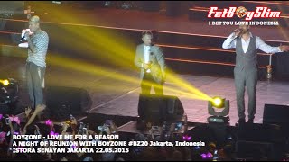 BOYZONE  LOVE ME FOR A REASON live in Jakarta Indonesia 2015 [upl. by Idnahk348]