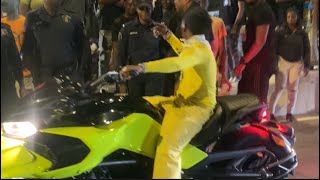 POPCAAN N amp UNRULY BIKERS Stunts Police lock off di show before special guest  Up To The Line 2024 [upl. by Elvira]