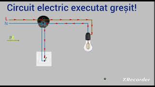 Circuit electric executat greșit [upl. by Ttebroc]