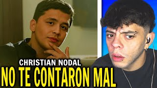 REACCIÓN Christian Nodal  No Te Contaron Mal Video Oficial [upl. by Anirbus]