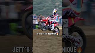 Jett Lawrences Start Technique Is UNREAL Motocross [upl. by Masterson]