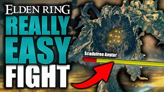 Elden Ring How to BEAT Scadutree Avatar EASILY in Shadow of the Erdtree [upl. by Hardigg]