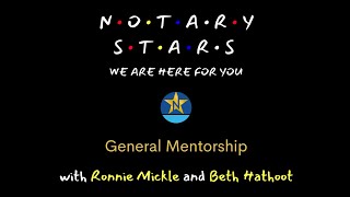 Notary Stars General Mentorship Replay 62623  NotaryPublic LoanSigningAgent Mentorship [upl. by Nadeen]