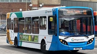 Full route visual on route 4 to chineham centre 36255 WA11 CHO E200 stagecoach local livery [upl. by Otreblasiul676]