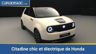 La citadine néorétro et 100 électrique selon Honda [upl. by Nnylkoorb]