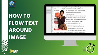 How to Flow Text Around an Image Frame in Scribus [upl. by Laamak744]