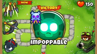 Monkey Meadow Impoppable Completed On HARD  Bloons TD 6 [upl. by Nnuahs]