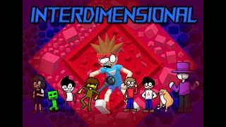 Gameplay Interdimensional but Reid sings it  FNF Vs Dave and Bambi 30 Cover [upl. by Grube]