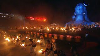 Maha Aarti Adiyogi  MindBlowing  Maha Shivaratri Celebrations 2021 [upl. by Odarbil]