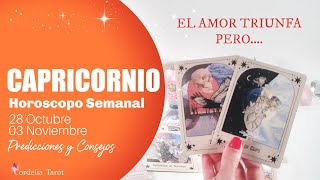 ⭐️CAPRICORNIO TE SALDRÁS CON LA TUYA Horóscopo  Tarot Semanal Cordelia [upl. by Nauwtna]