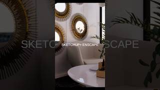 Enscape Animation ✔️ll enscape3d 3dmodeling interiordesign decor sofa shorts [upl. by Greta]