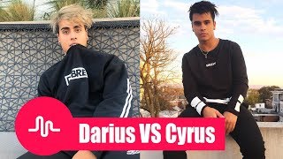 Darius Dobre VS Cyrus Dobre Musically 2017 [upl. by Sivraj]