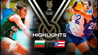 🇧🇬 BUL vs 🇵🇷 PUR  Highlights  Womens OQT 2023 [upl. by Feldstein879]