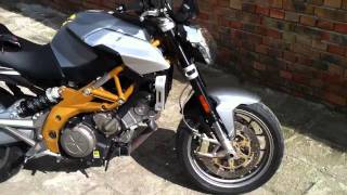 aprilia shiver 750 leo vince sound [upl. by Ayahc]