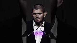 KHABIB NURMAGOMEDOV SUCCESS SPEECH 💜 UFC [upl. by Willin]