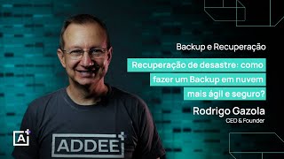 BACKUP E RECUPERAÇÃO Recuperação de desastre aprenda a fazer Backup em nuvem mais ágil e seguro [upl. by Demakis]