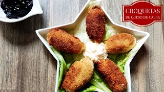 CROQUETAS DE QUESO DE CABRATHERMOMIX🧀 [upl. by Zerk]