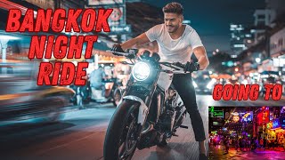 Bangkok night riding  Lets explore hot places [upl. by Ahtanamas]